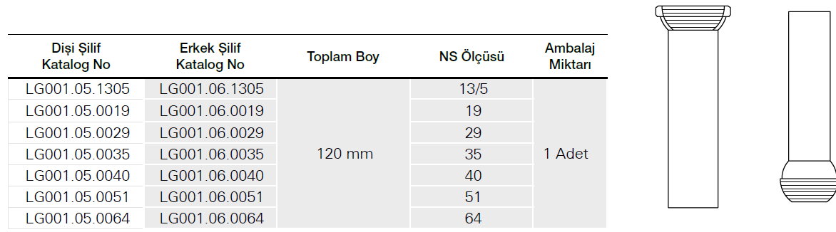 Şilif, Uçlu, Erkek NS